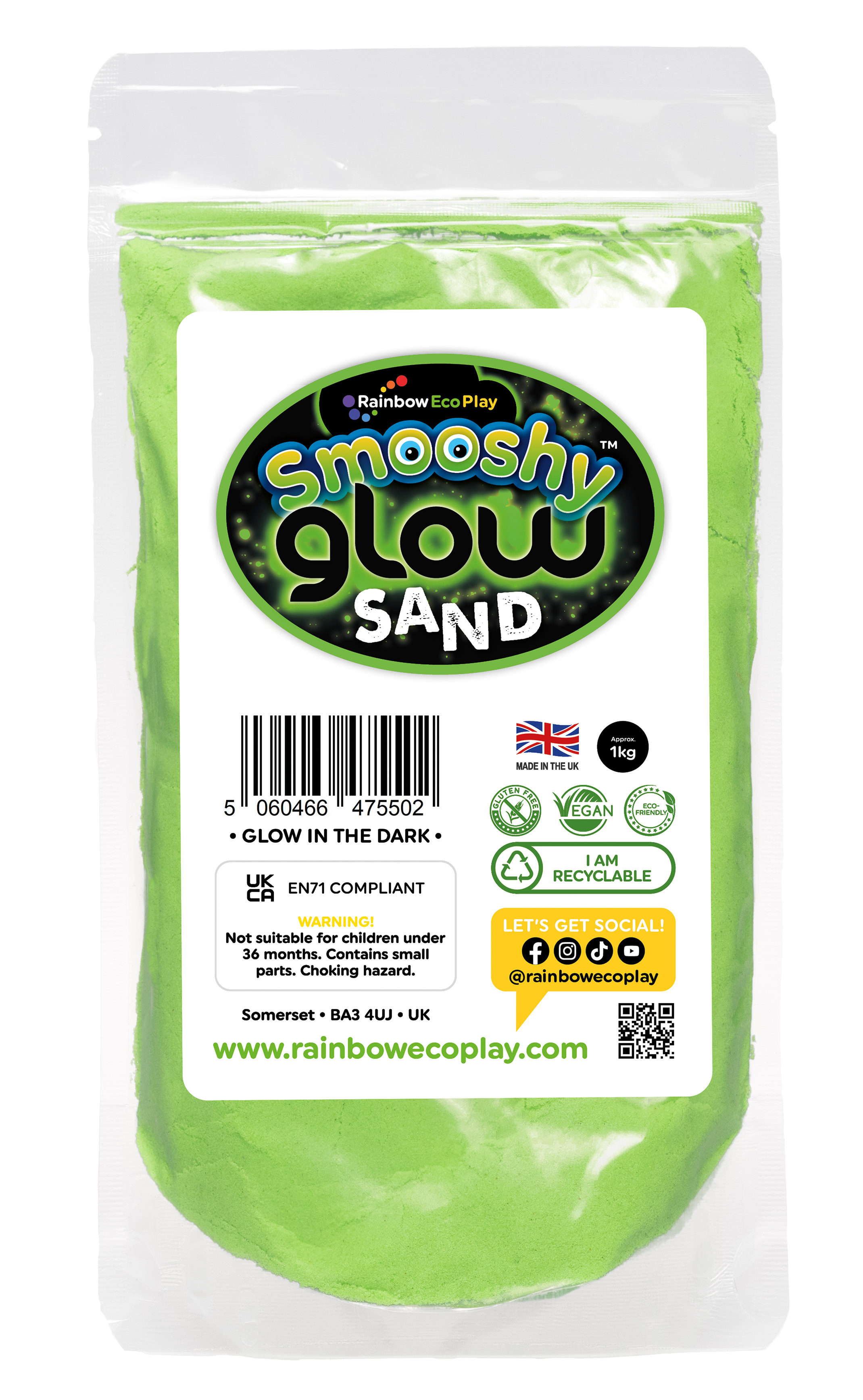 Smooshy Glow Sand 1kg